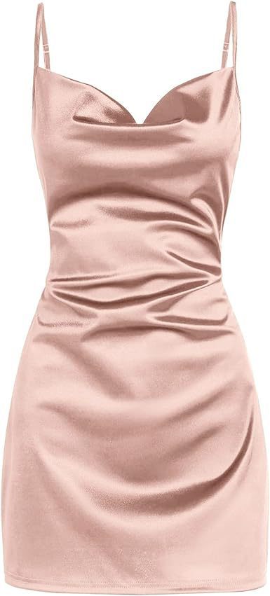 Satin Backless Dress – Slip Into Summer Shine