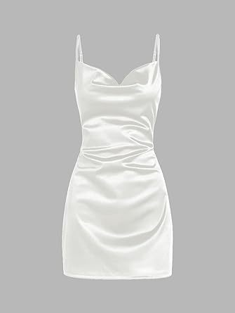 Satin Backless Dress – Slip Into Summer Shine