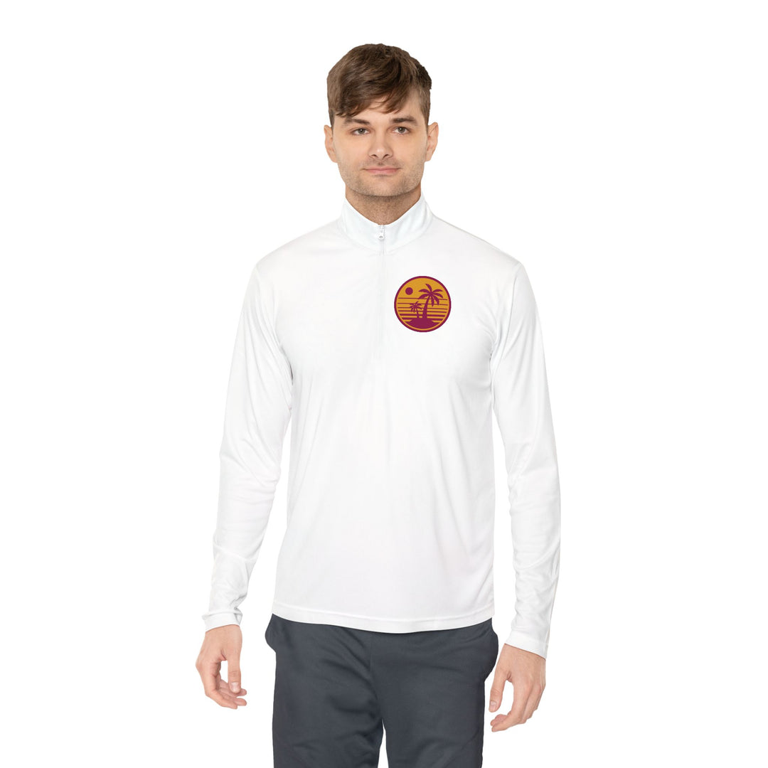 Unisex Quarter-Zip Pullover – Beach-Ready Comfort