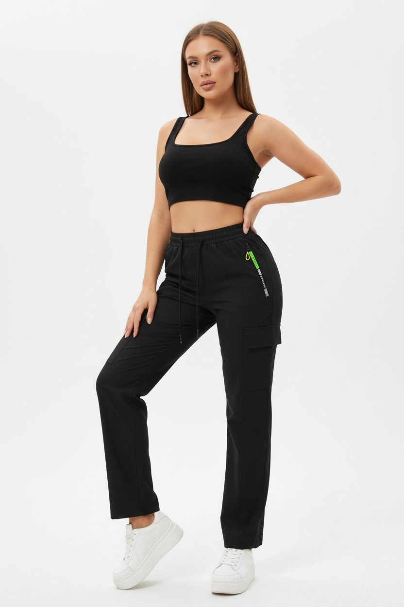 Women's Cargo Pants With Casual Pocket Fit