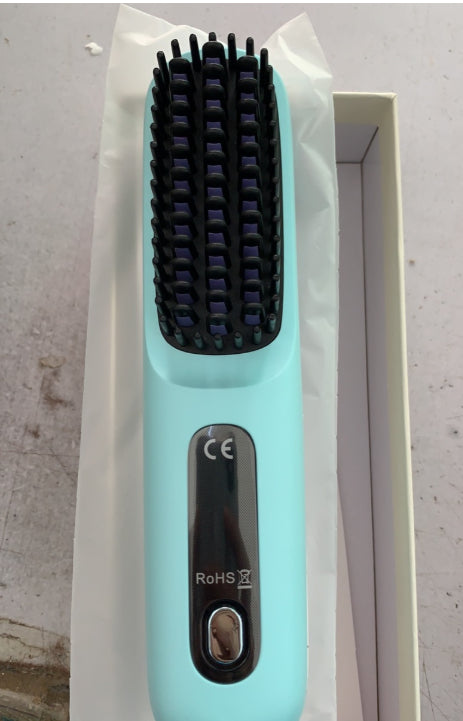 Cordless Hair Straightener Brush Fast Heat Styling Pro