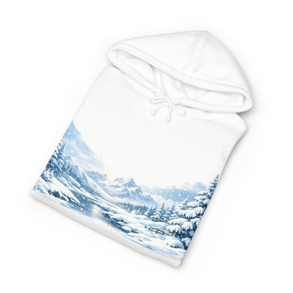 Heavyweight hoodie fleece interior shown close up warmth focus