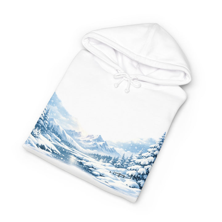 Heavyweight hoodie fleece interior shown close up warmth focus