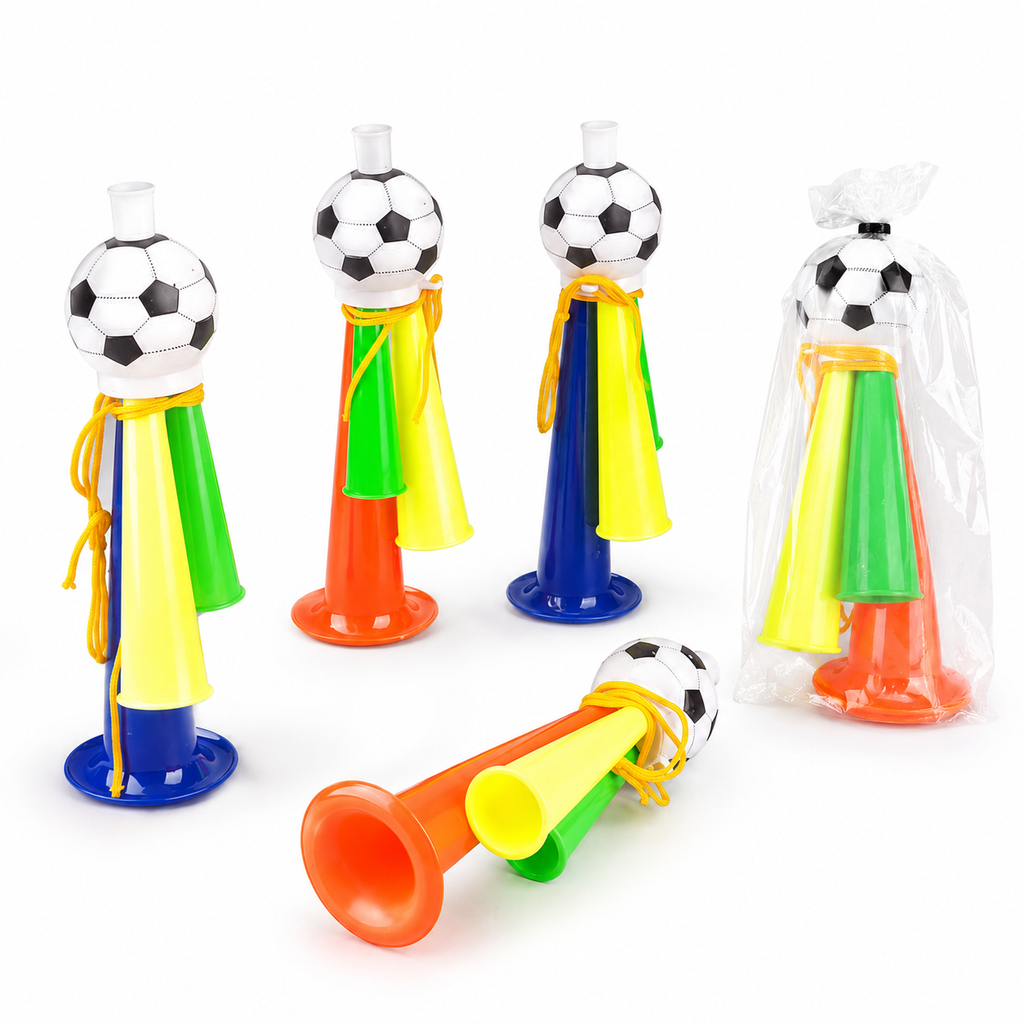 Cheering Horns 4pcs Football Match Day Party Favor Kits