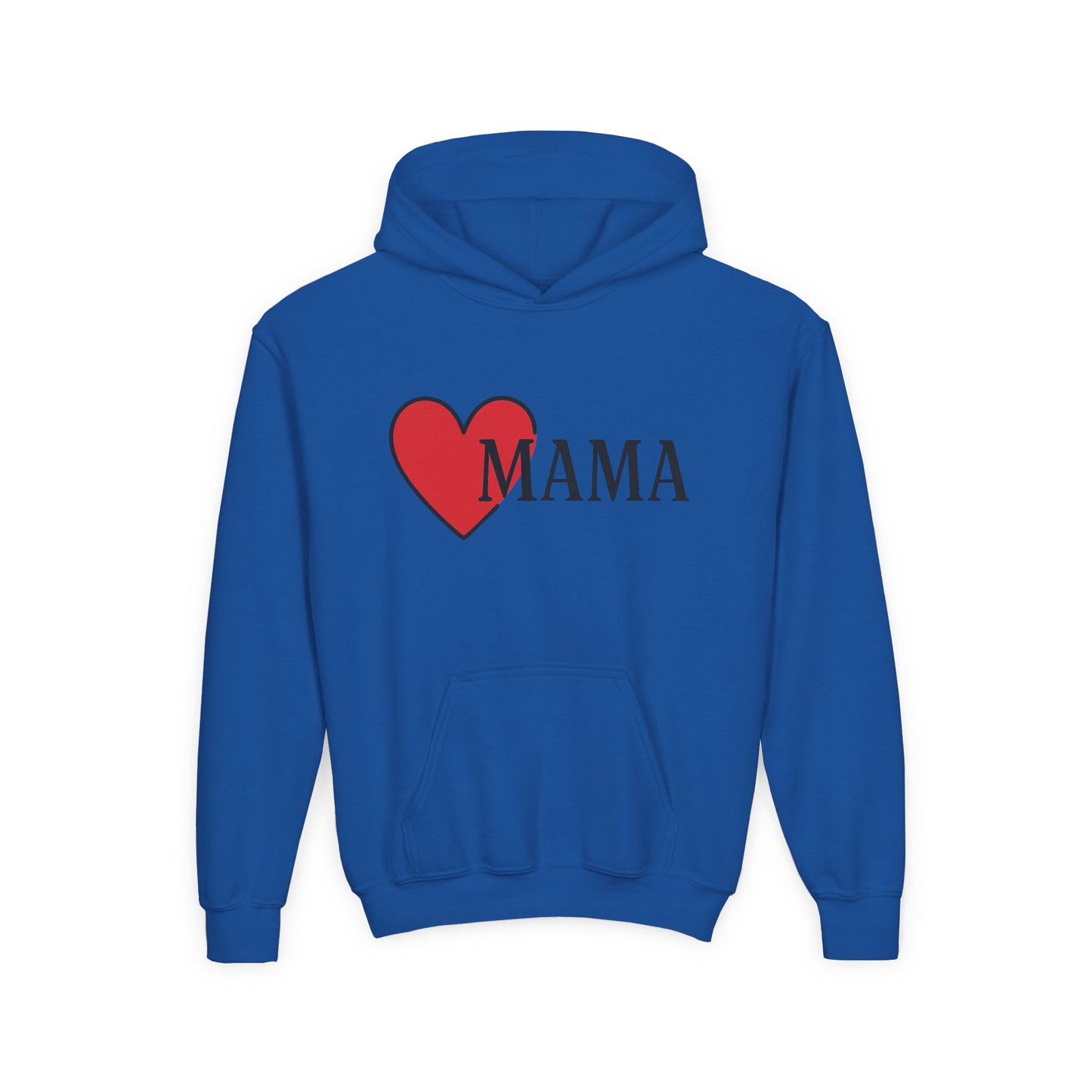 Heartfelt Mama Youth Hoodie – Cozy Gift for Kids