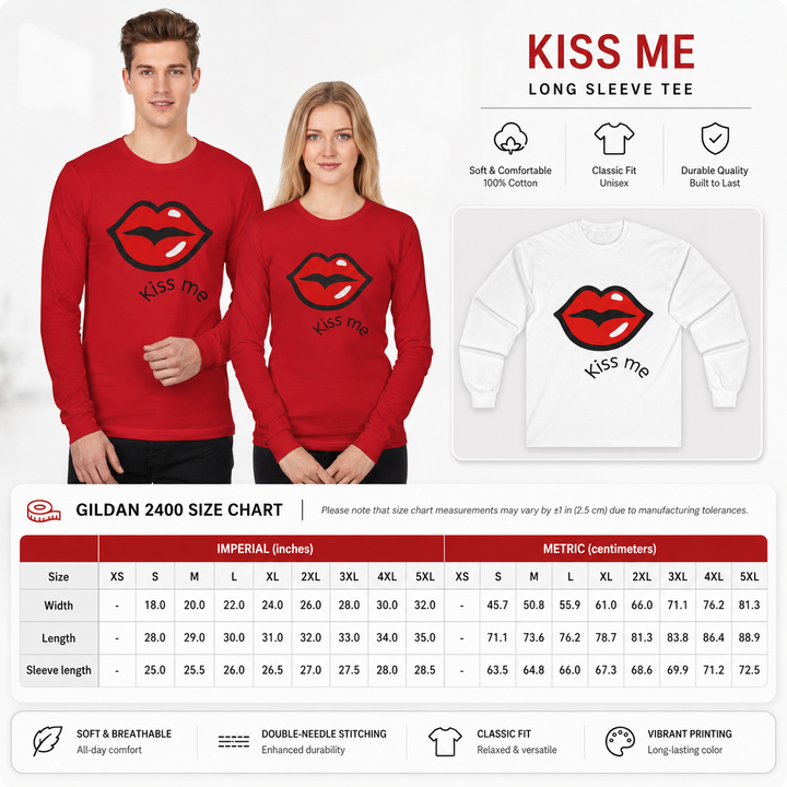 Two people wearing red &