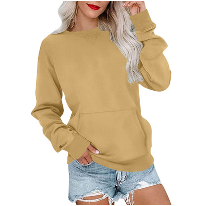 Women's Loose Long Sleeve Sweater – Cozy & Loose Fit