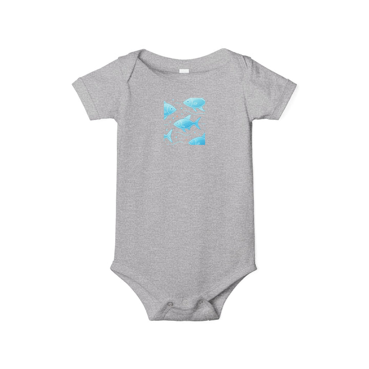 Baby Bodysuit – Ocean Style, Soft Airlume Cotton