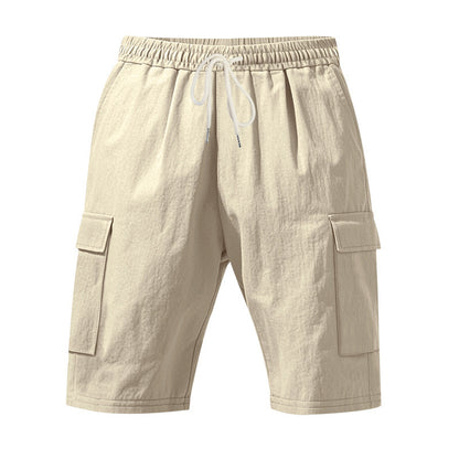 Men’s Linen Shorts – Breathable Beachwear with Pockets