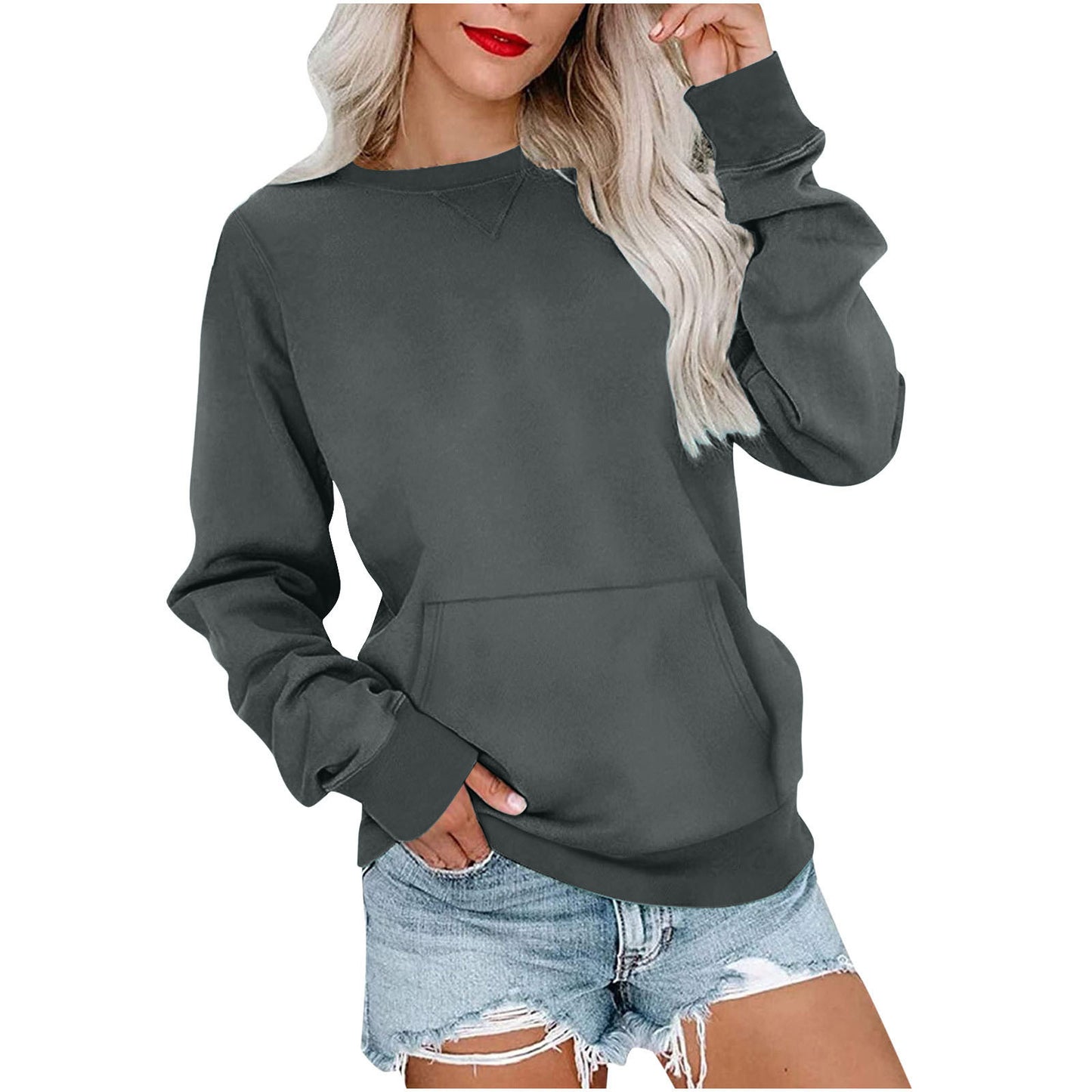 Women's Loose Long Sleeve Sweater – Cozy & Loose Fit