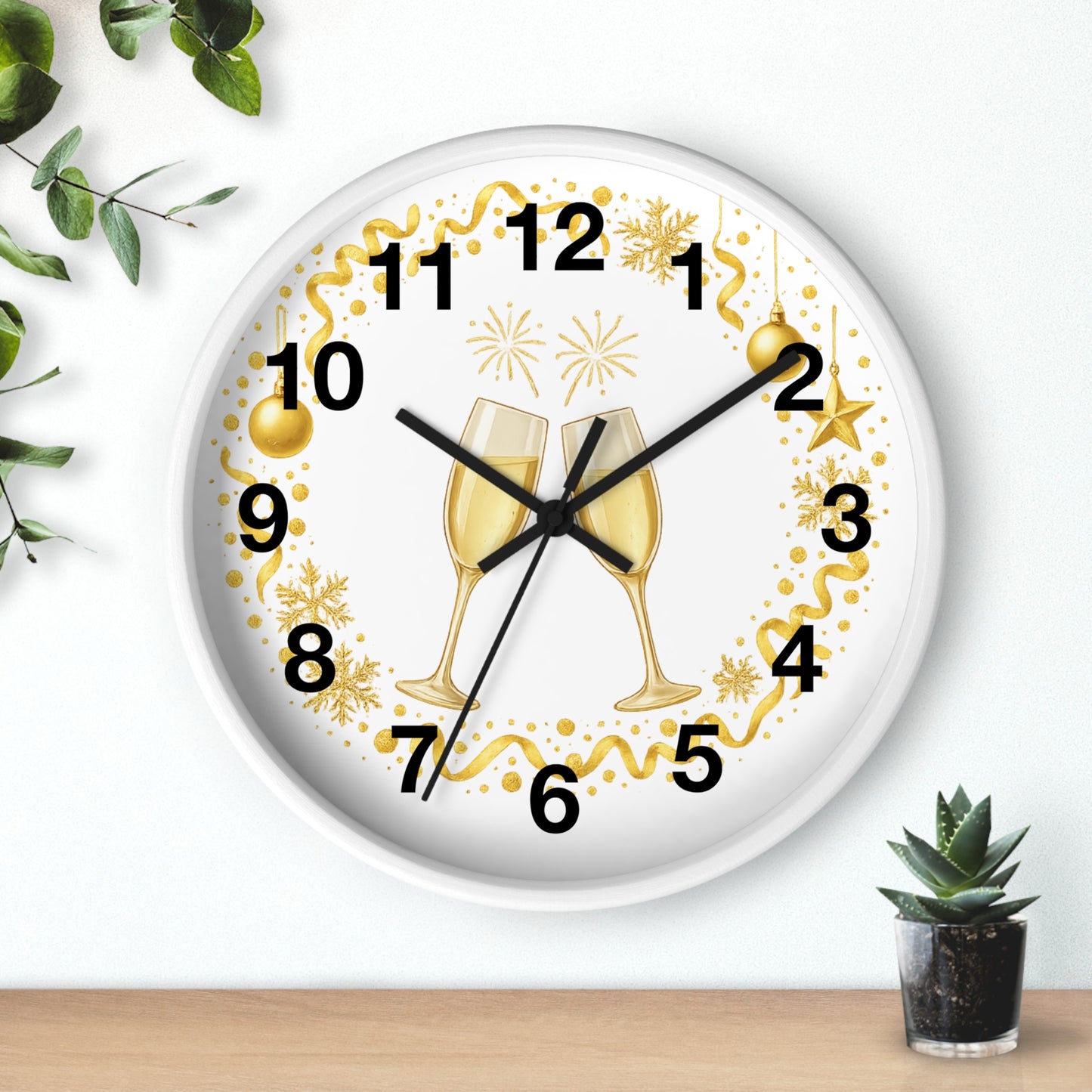 Festive Wall Clock – Celebrate in Style, Shop Now