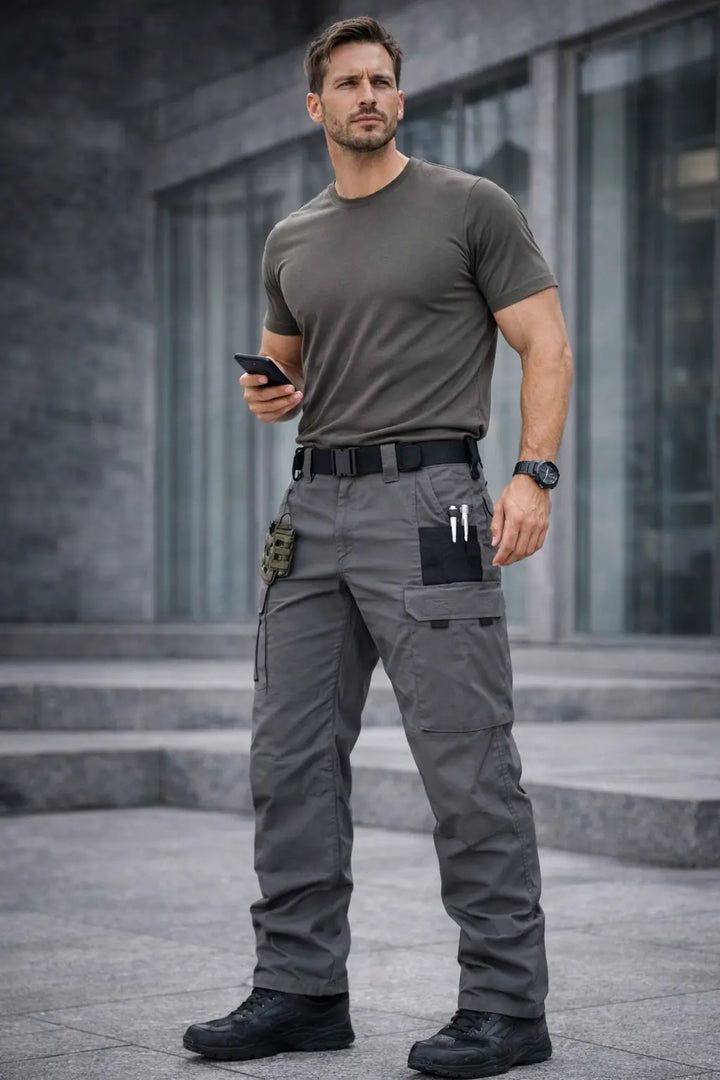 american tactical pants cargo pocket capacity demonstration