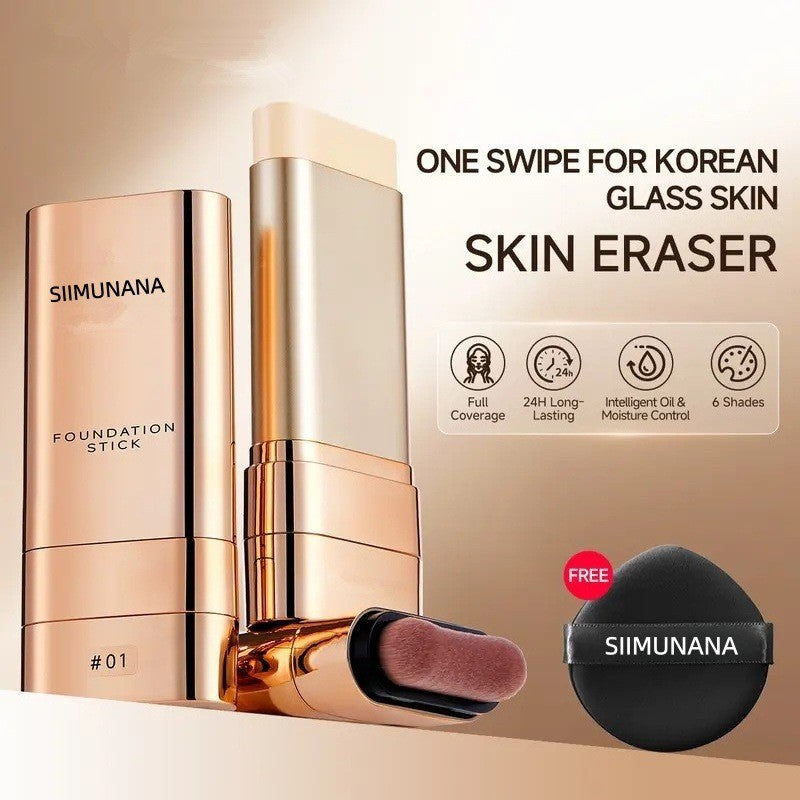 blendable stick foundation for contouring cheekbones and jawline