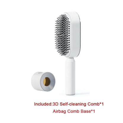 Self Cleaning Hair Brush – Detangle & Shine