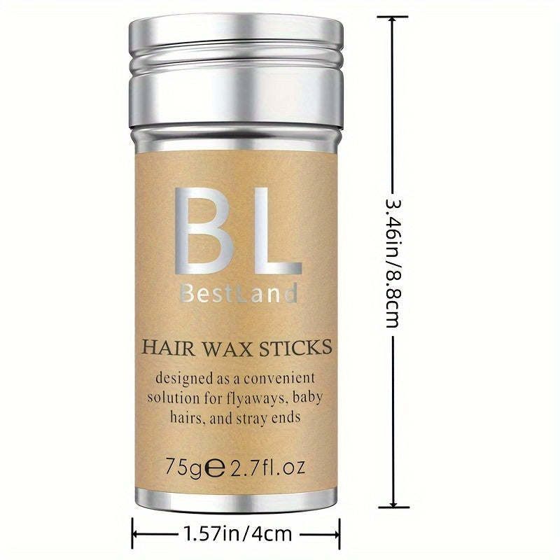 Hair wax stick controlling flyaways on straight hair