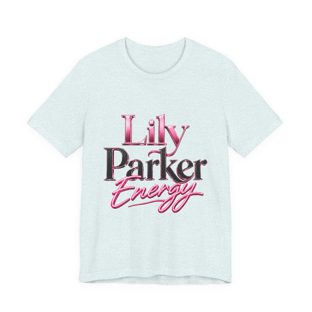 Light blue t-shirt with &