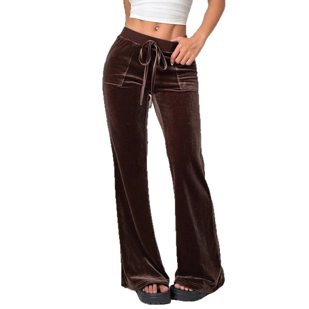 office trousers women elegant bootcut leg design
