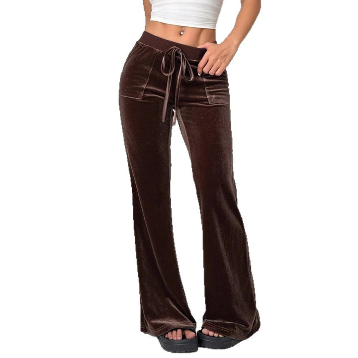 office trousers women elegant bootcut leg design
