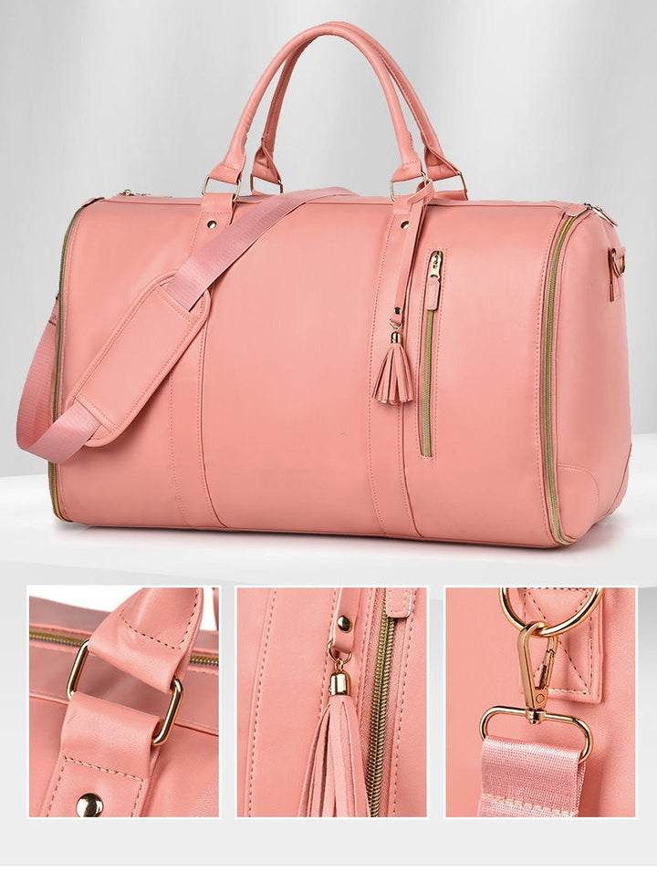 Folding Suit Bag for Business Travel with Zipper Design