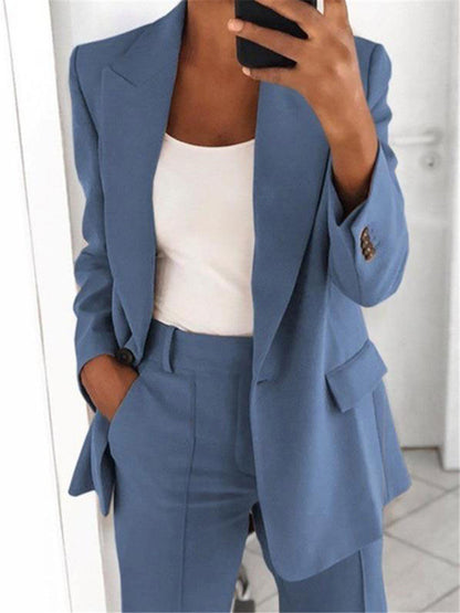 Women's Sleeveless Draping Wide Leg Casual Suit