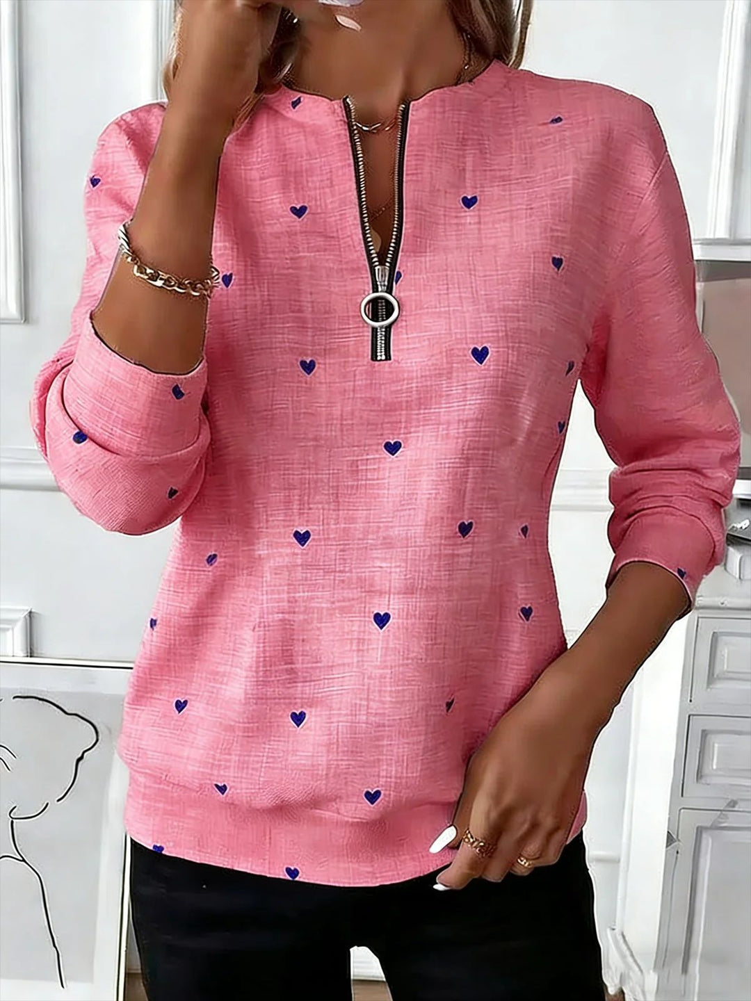 women winter christmas sweatshirt fleece relaxed urban fashion