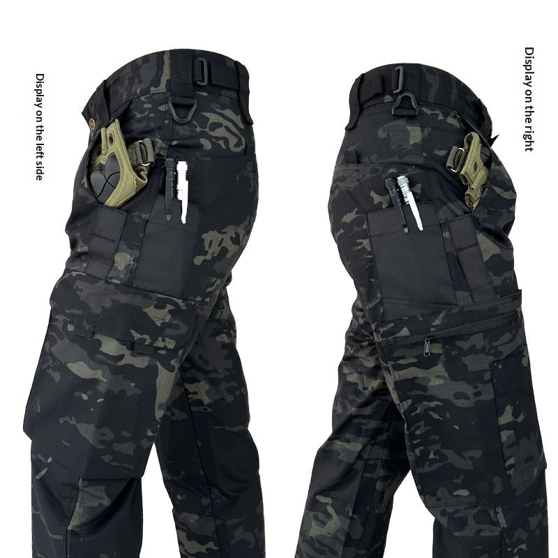 Men Tactical Cargo Pants – Waterproof Summer Utility