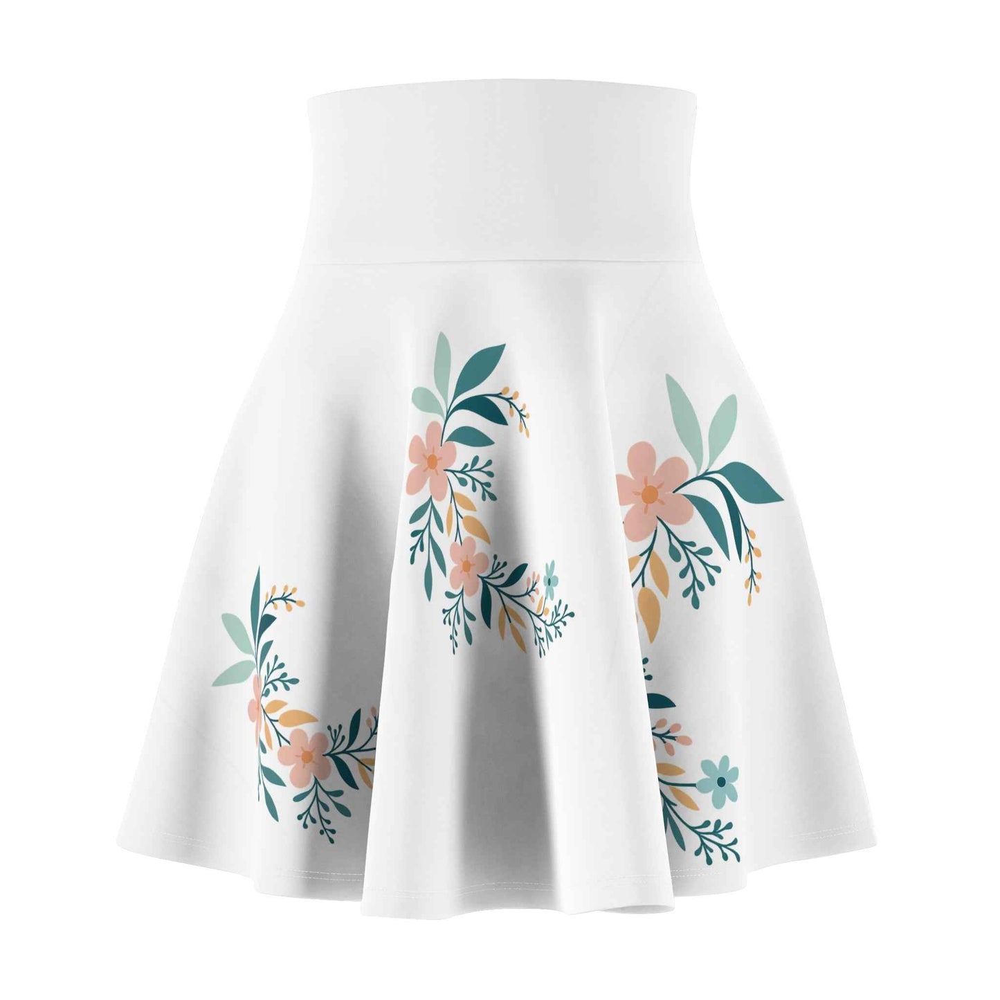 Floral Skater Skirt - Summer Casual Festival Style