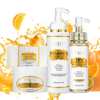 AILKE Vitamin C Skin Care Set – Brighten Dark Spots fast