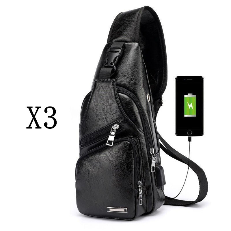 A lifestyle image featuring the versatile waterproof messenger bag on a table at a modern cafe, ideal for work or leisure.

