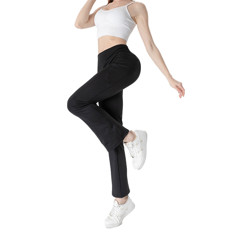 Abdominal-shaping mid waist slimming cropped pants – lightweight comfort