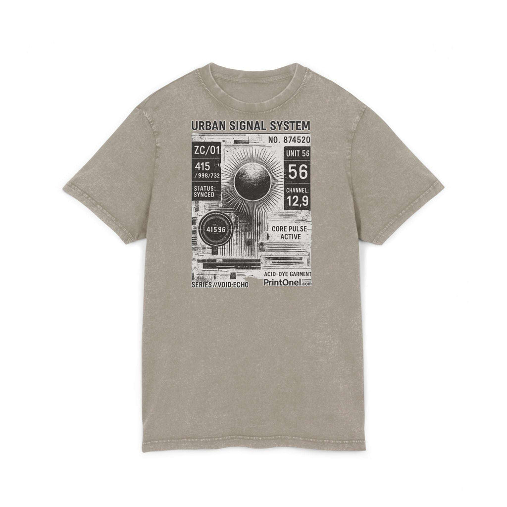 Urban Acid Wash Tee – Retro Streetwear Statement www.PrintOne1.com