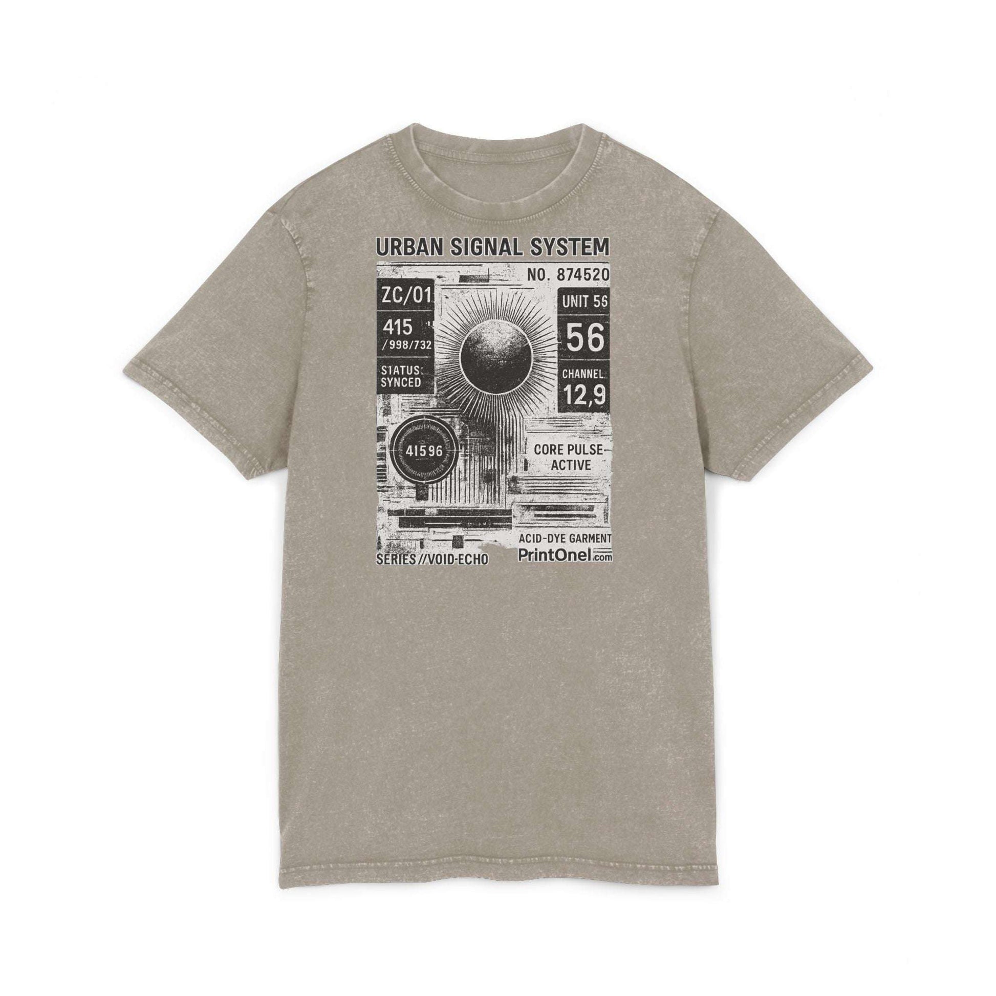 Urban Acid Wash Tee – Retro Streetwear Statement www.PrintOne1.com