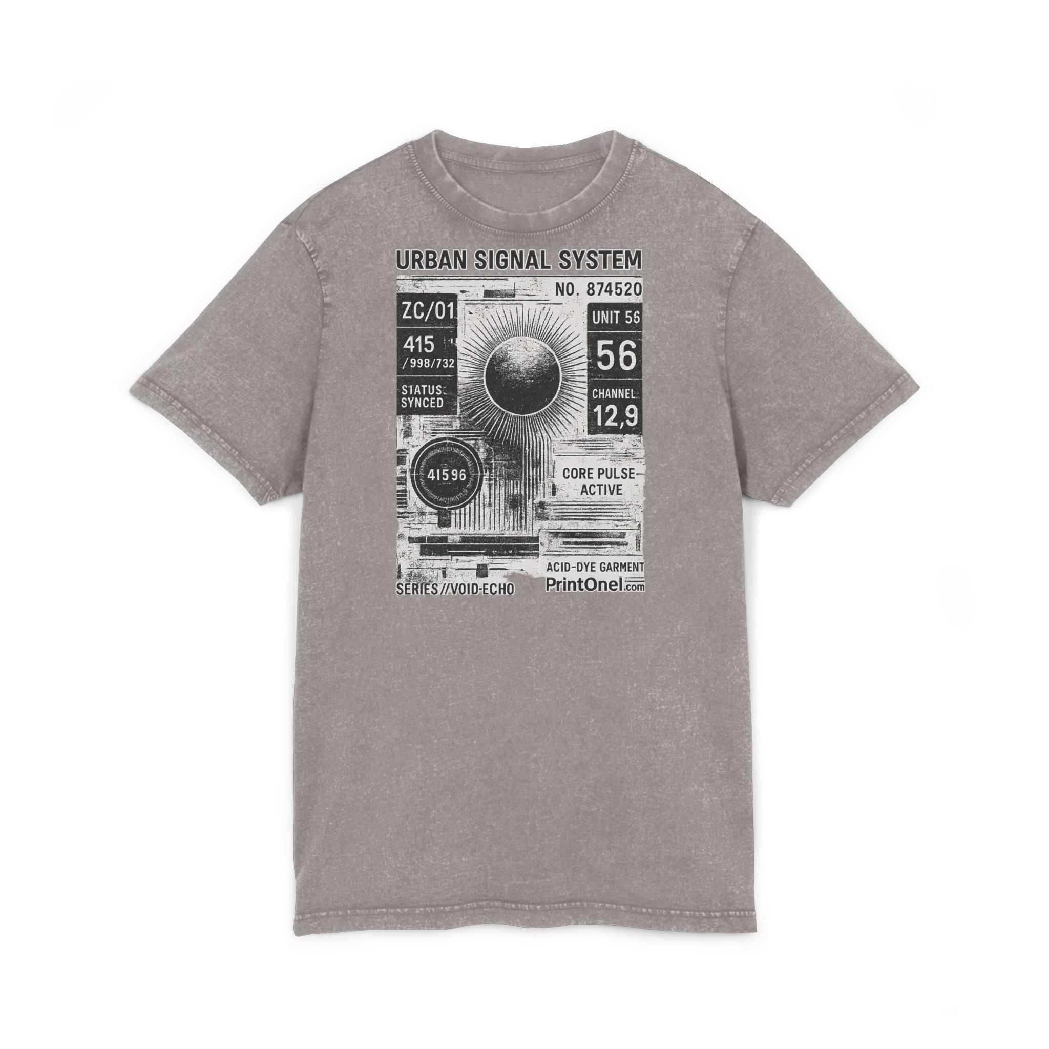 Acid Washed Tee flat lay – casual styling with denim and sneakers