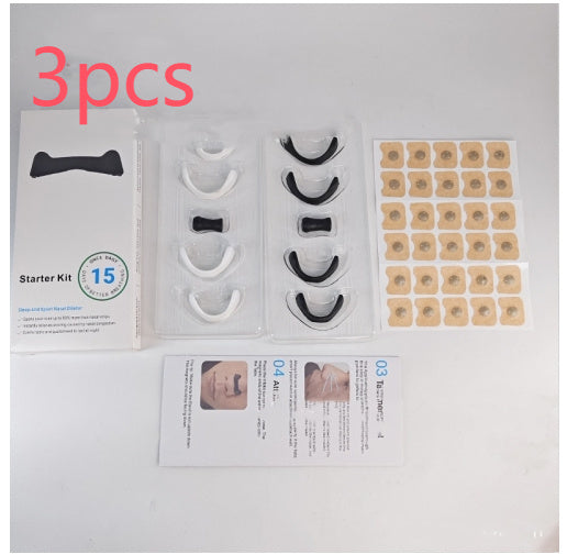 Anti-Snore Nasal Dilator Kit with Applicator and 30 Patches