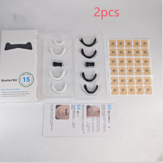 Anti-Snore Nasal Dilators with Applicator and Strips in Real-Life Model Demo