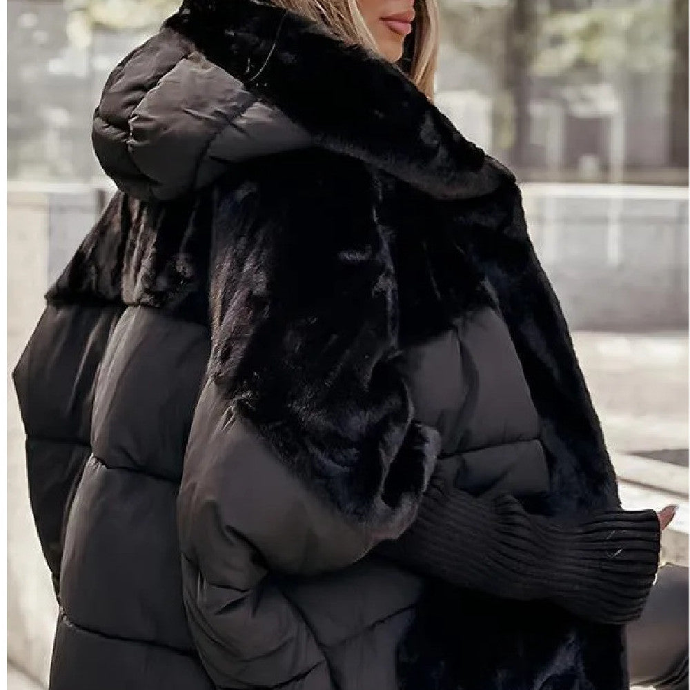 Apricot Down Jacket for Women – Soft, Warm, and Chic
