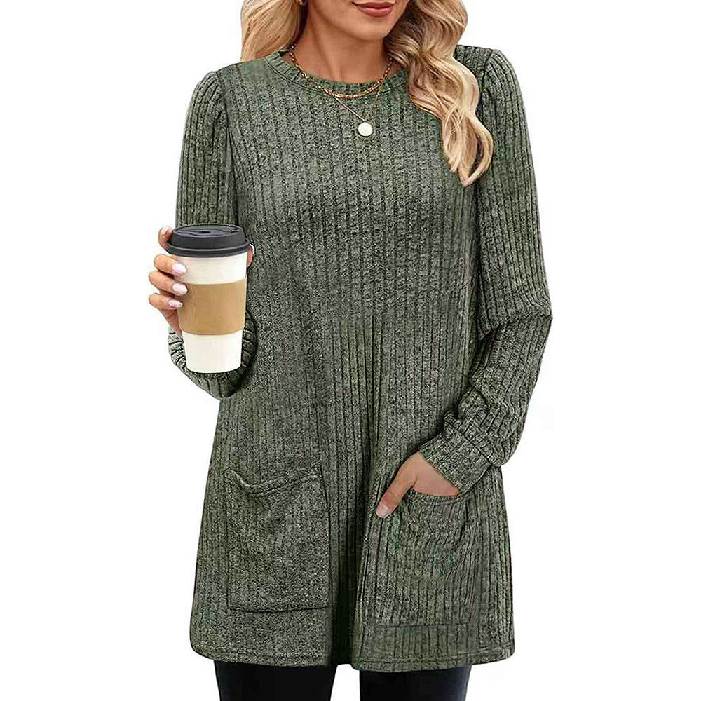 Apricot Long Shirt: Subtle Hue for Stylish Layering