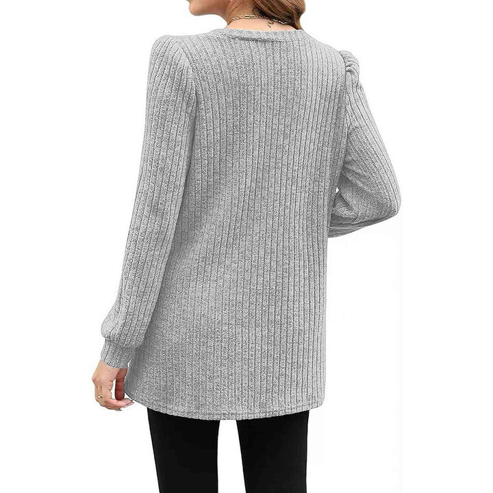Mid-Length Solid Color Long Shirt for Women - Shop Now