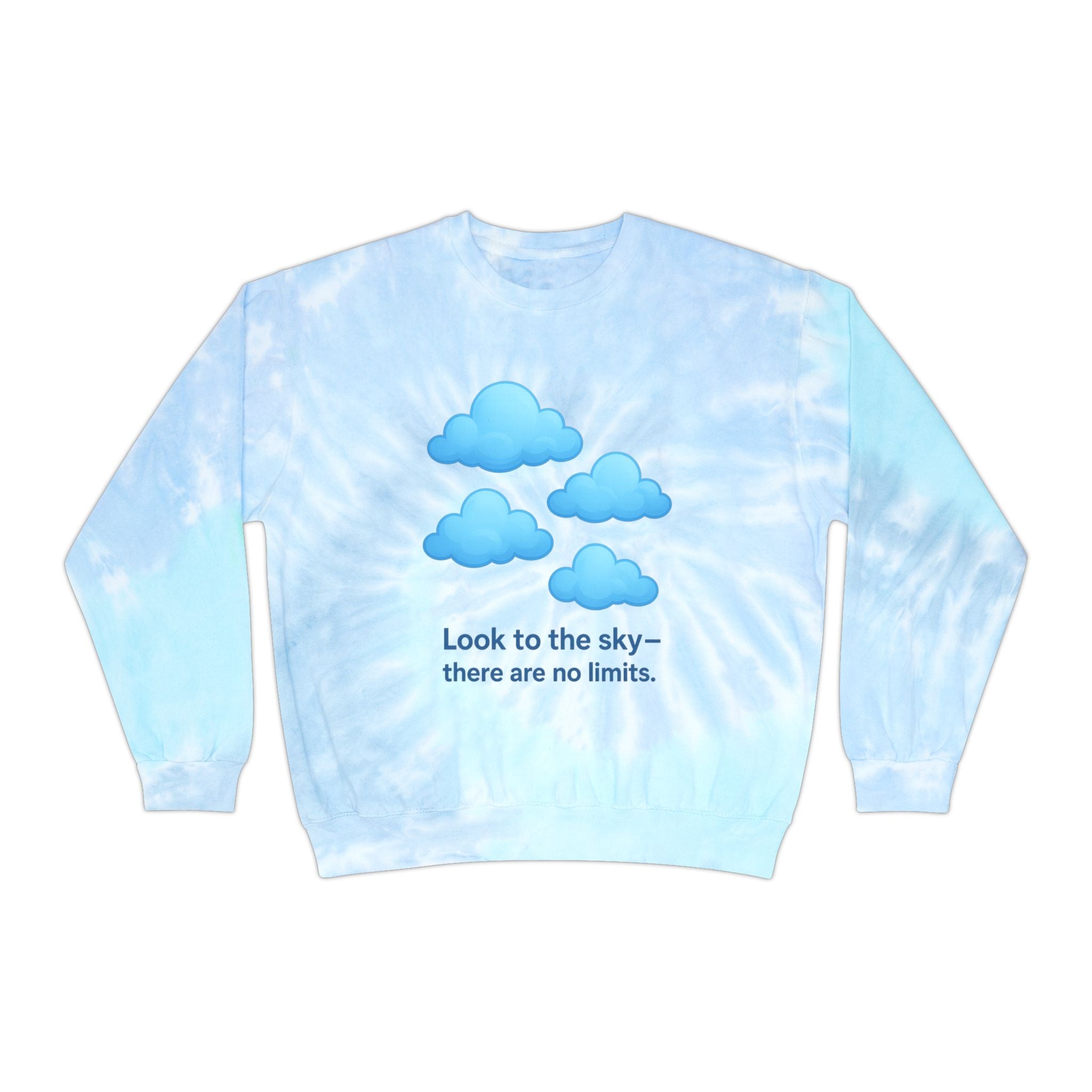 Artist’s hand creating tie-dye swirl pattern, underlining the exclusivity of each sweatshirt.

