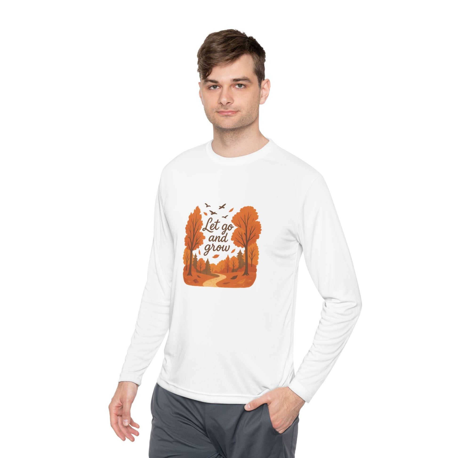 Athletic-fit Unisex Long Sleeve Tee for active lifestyles