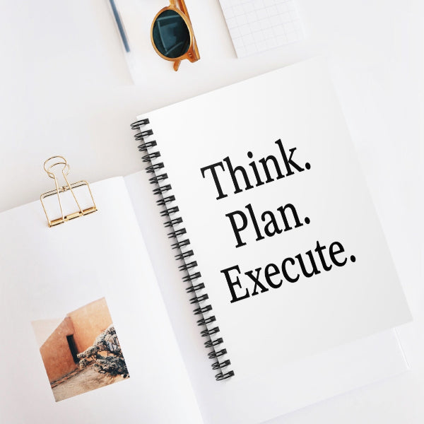 Sleek everyday-use notebook with elegant spiral

