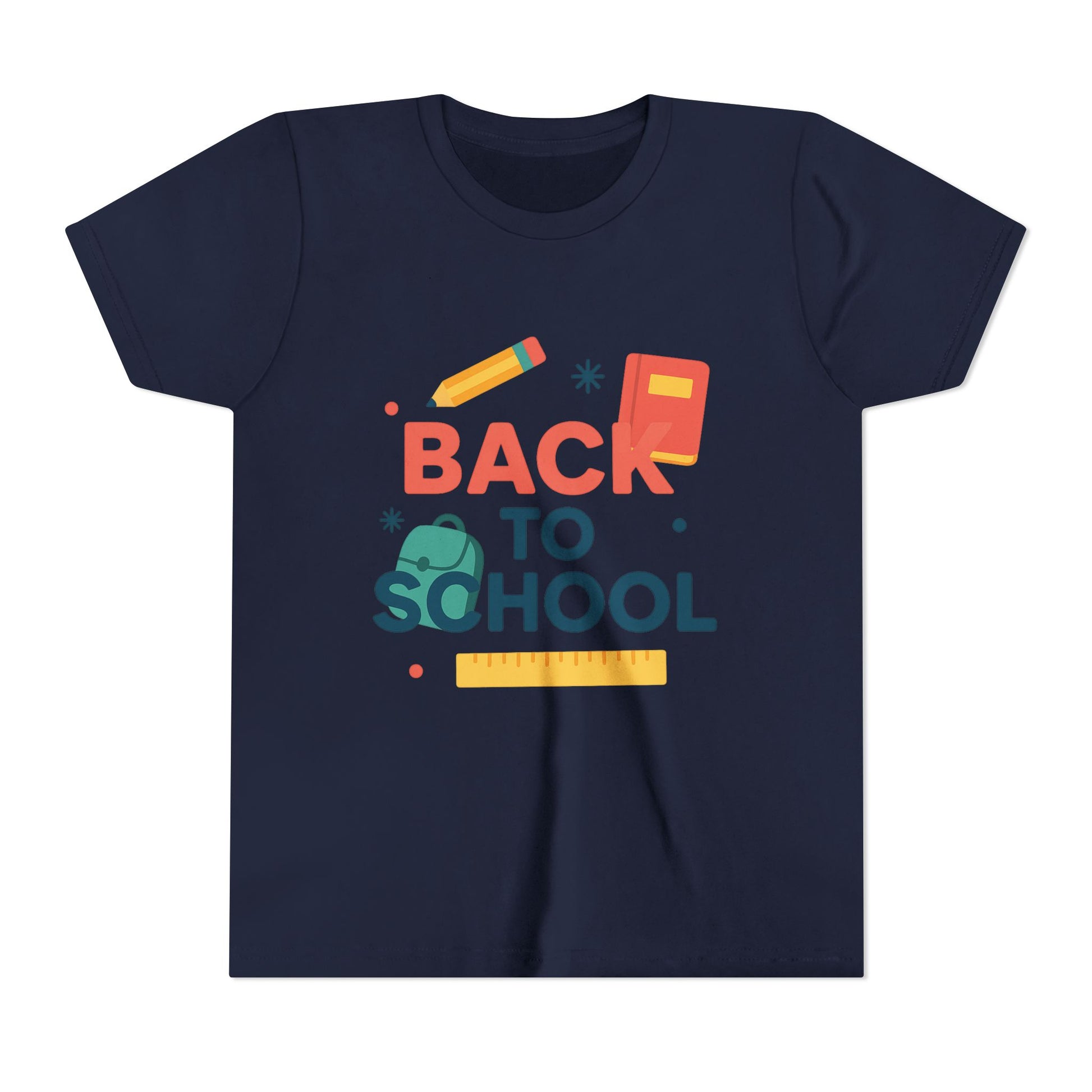 Back to School Youth Tee made of soft cotton fabric for kids

