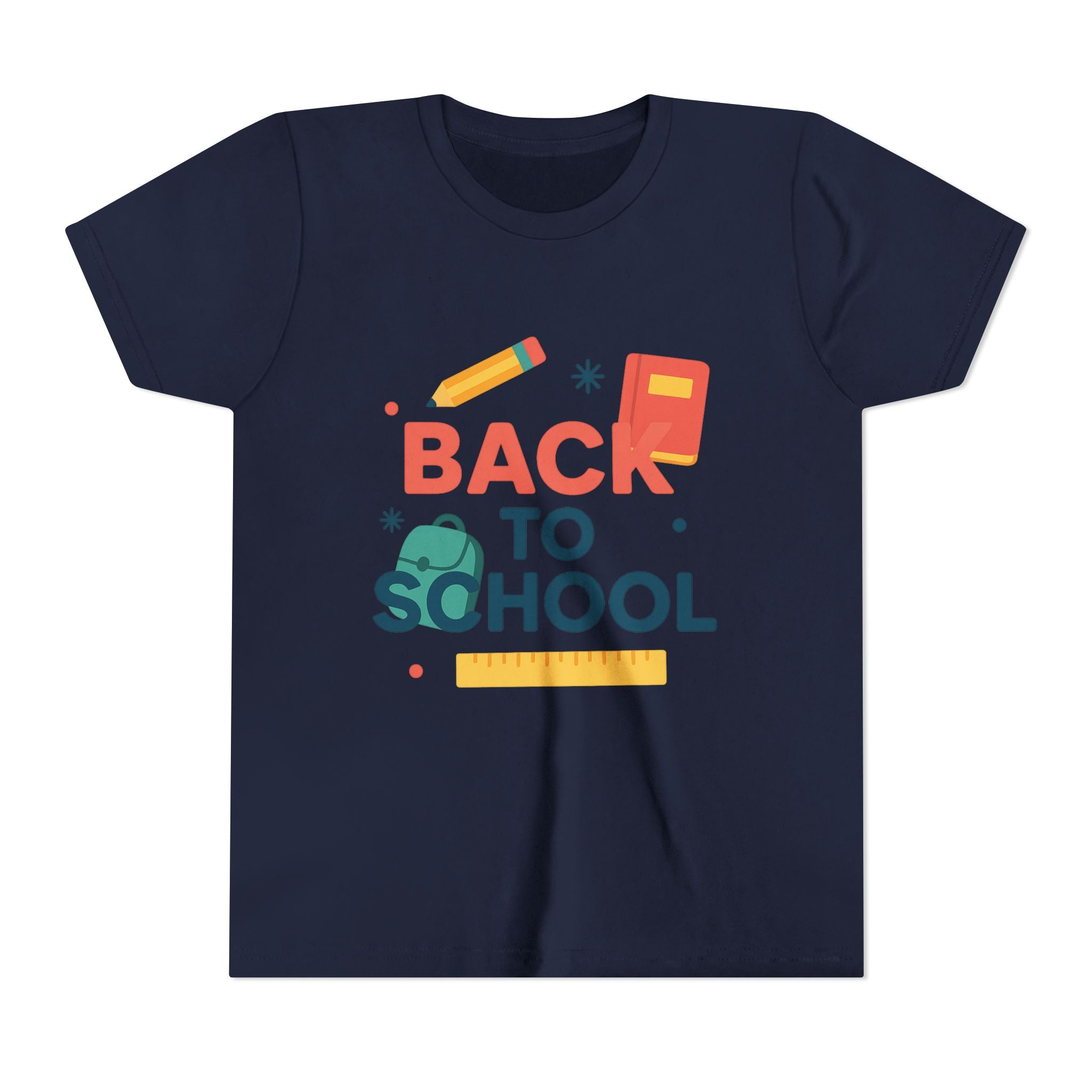 Back to School Youth Tee made of soft cotton fabric for kids

