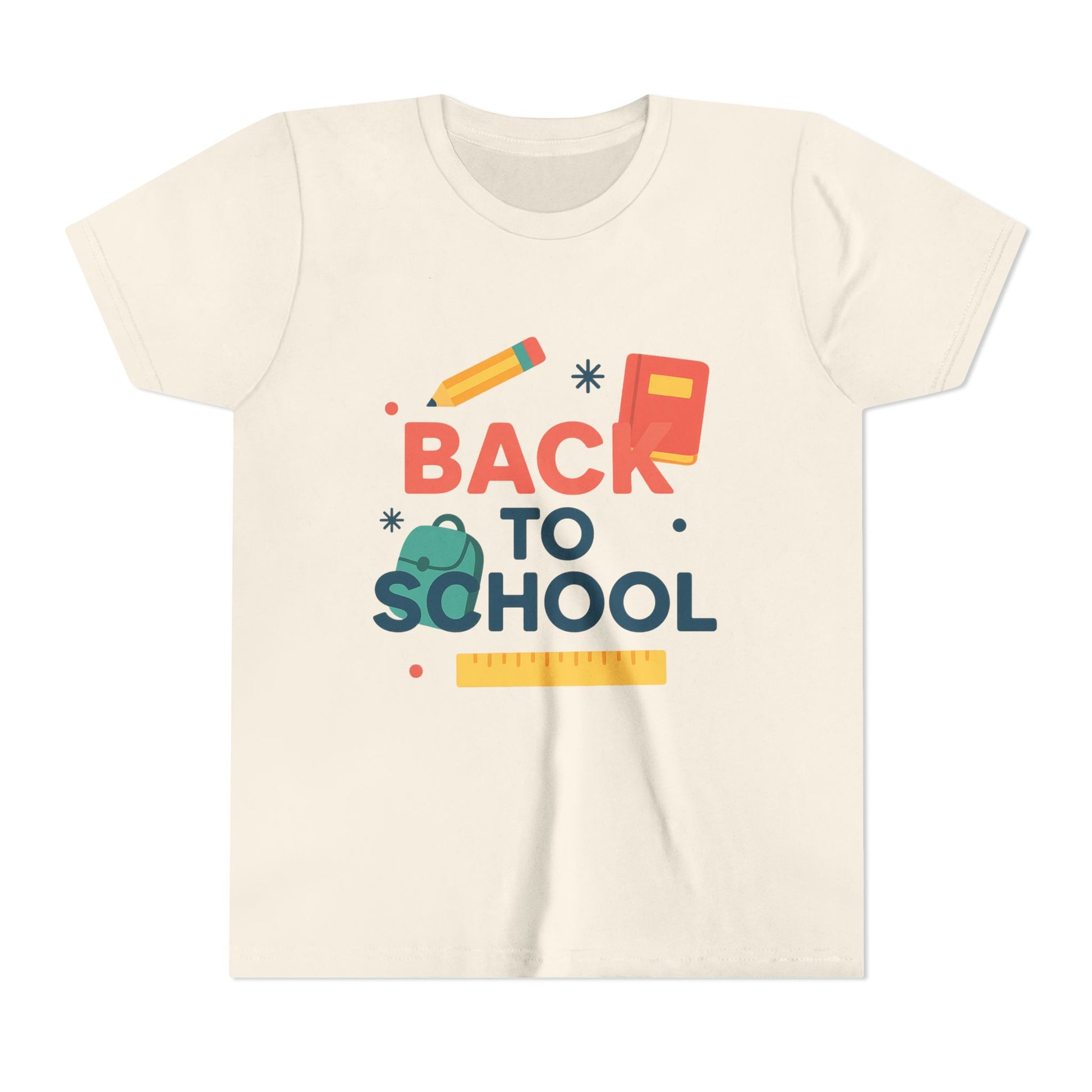 Back to School Youth Tee styled with jeans for a casual school look

