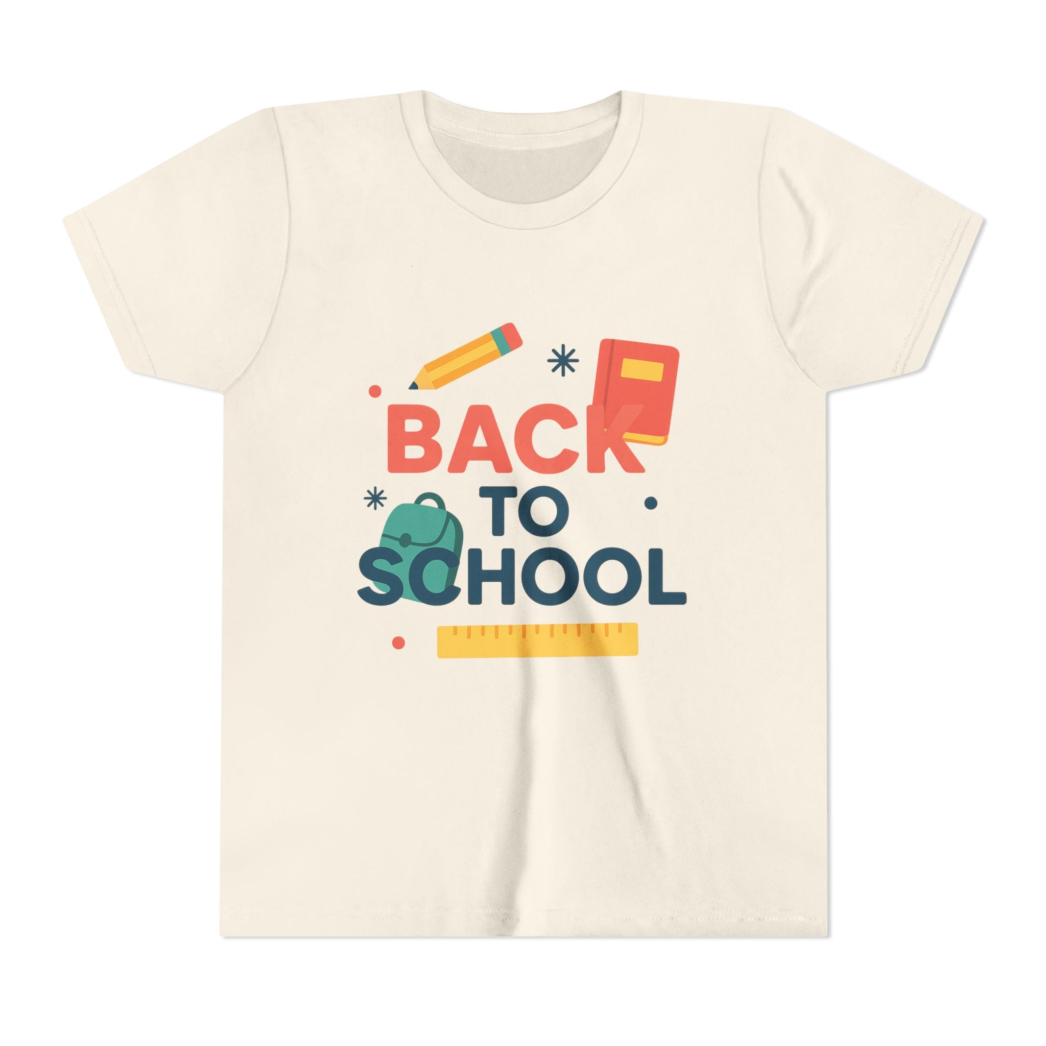 Back to School Youth Tee styled with jeans for a casual school look

