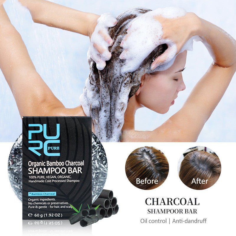 Bamboo Charcoal Shampoo Bar – Detox Boost for Fresh Roots