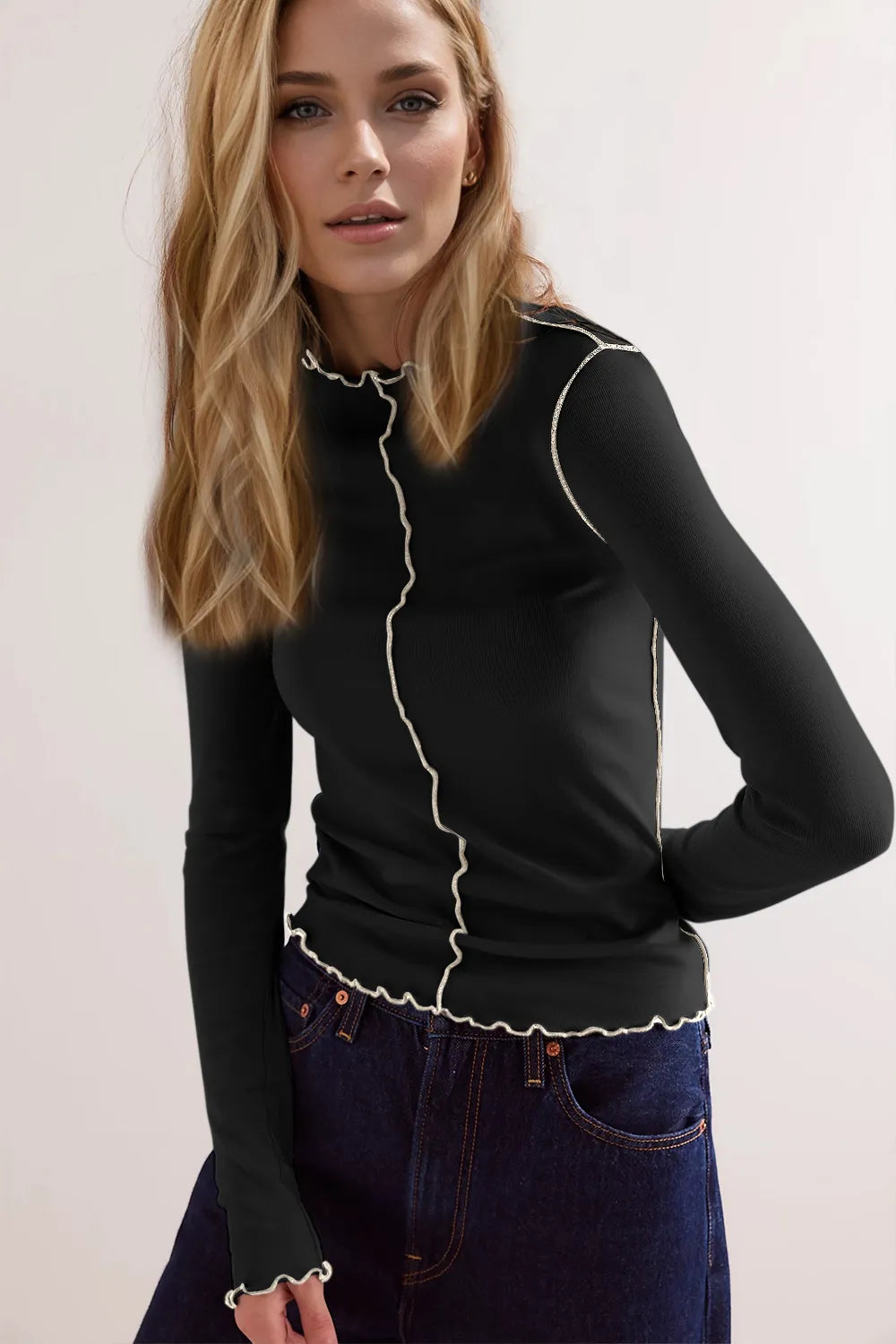 Basic Bae T-Shirt Material Detail – 95 % Viscose, 5 % Spandex Fabric

