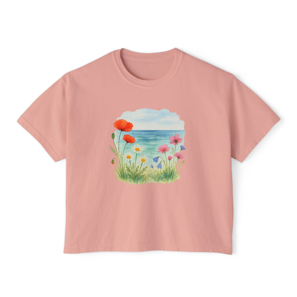 Beach Vibes Top: Relaxed Fit, Vibrant Colors