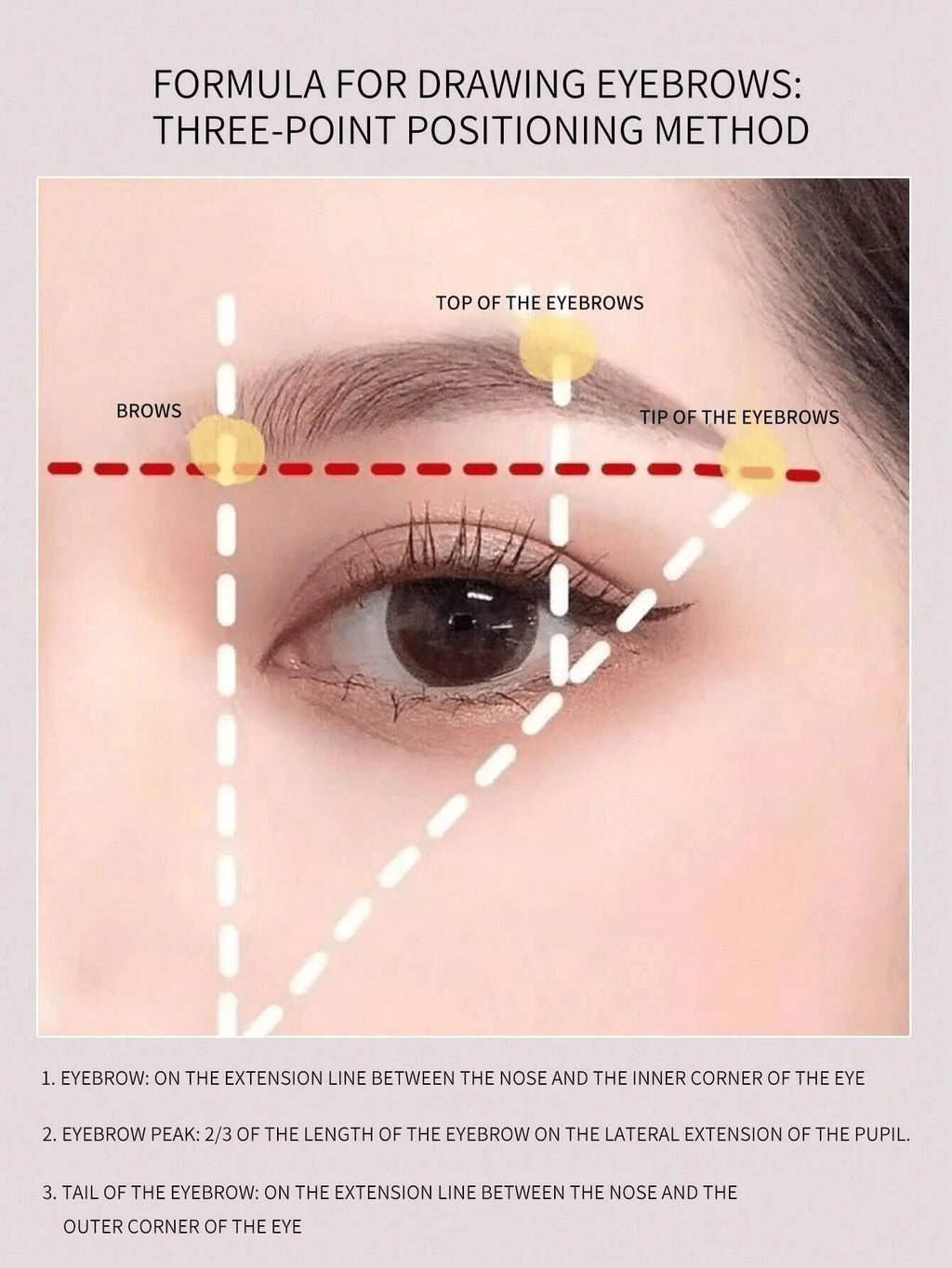 Before & after with Eyebrow Stencils – instant symmetry