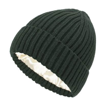Black Slipover Knitted Hat Enhancing Your Wardrobe Versatility